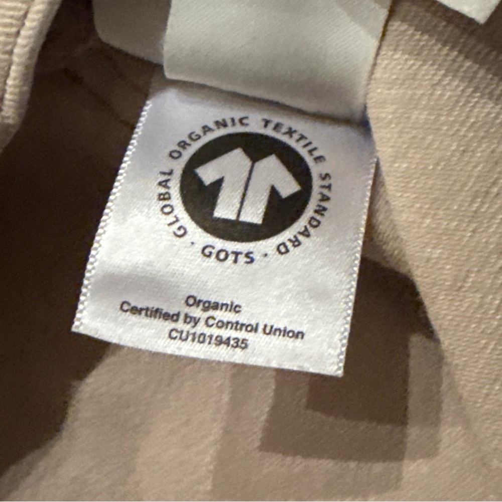Everlane Wide Leg Utility Cargo Jeans Organic Cotton Pants Beige 8R - Picture 10 of 10